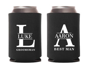 Enfriadores de cerveza para padrinos de boda, regalos personalizados para el mejor padrino, enfriador de latas para despedida de soltero, regalo personalizado para la propuesta de matrimonio del padrino (142)