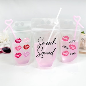 Custom Drink Pouch Personalized Drink Pouch Bachelorette Party Drink Bags Customizable Drink Pouches, Customized Bachelorette Beverage Pouch