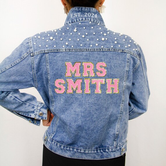 Customizable Patch Denim Jacket