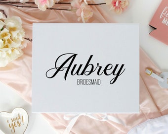 Bridesmaid Boxes, Will you be my bridesmaid, Personalized Bridesmaid Gift Box, Maid of Honor Proposal box and Bridesmaid Proposal & Gift Box