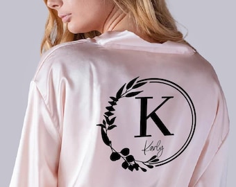 Custom Wedding Robes, Getting Ready Robes, Bachelorette Robes, Bridal Shower Robes, Personalized Bridal Robes, Customized Wedding Satin Robe