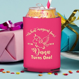 Custom Birthday Can Coolers, Personalized Birthday Party Coolers, Birthday Party Gifts, Birthday Party Favors, Birthday Party Giveaways (06)