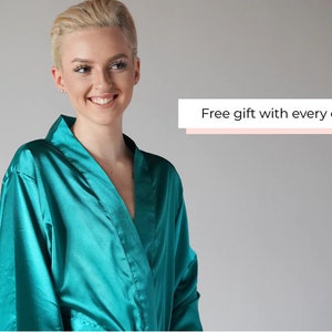 Teal Robe | Teal  Bridesmaid Robe | Teal  Wedding | Teal Wedding Robes | Teal  Party Favors | Teal Gifts | Teal  Bridal Party Favors