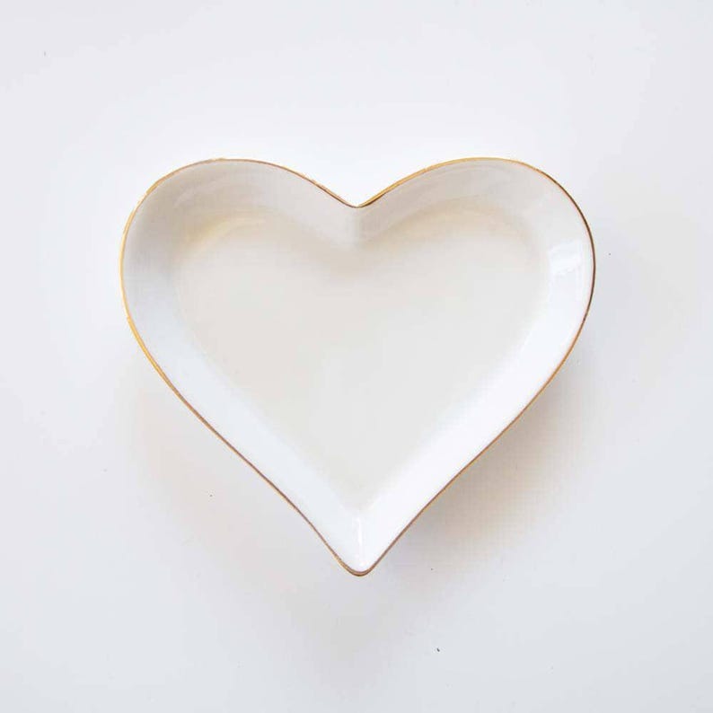 Personalized Photo Trinket Tray, Custom Photo Ring Dish, Bridesmaid Gift, Best Friend Gift, Maid of Honor Est Gift, Heart Jewelry Dish image 5