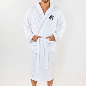 Embroidered Bathrobes For Men, Unisex Personalized Mens Embroidered Bathrobe, Gifts For Him, Mens Bathrobe, Mens Personalized Bathrobes Gift