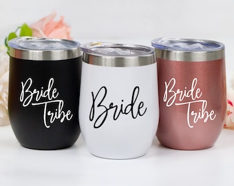 Bomboniere per sposa, bicchieri da vino per addio al nubilato, bicchieri da vino per feste di matrimonio, bicchieri da vino personalizzati per addio al nubilato