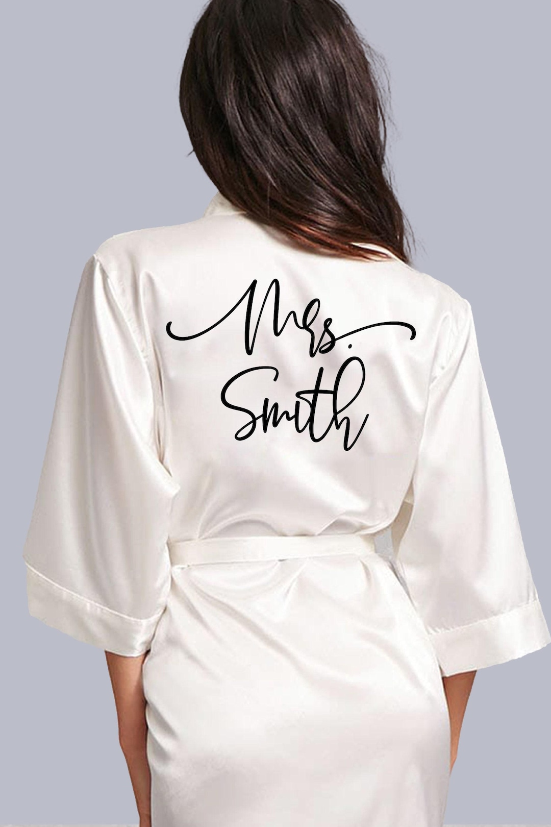 Customizable Robe Flowly Style Robes | Personalized Satin Robe | Bridesmaid Robes ...