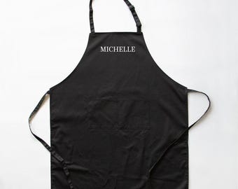 Mens Aprons, Womens Apron, Custom Text Apron, Personalized Apron, Gift for Him, Gift for Her, Bridal Shower Gift, Birthday Gift, Chef Gift