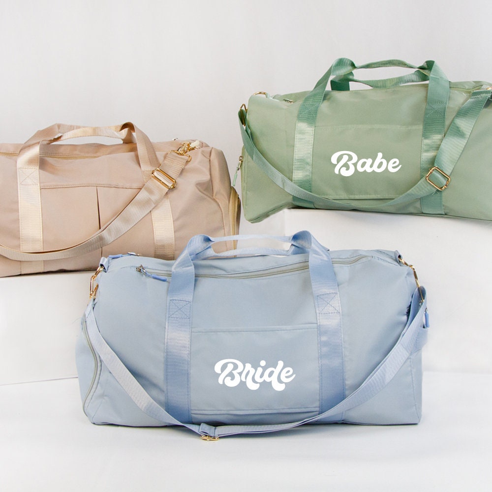 Custom Women Fitness Bags Gym Bag Personalized Duffle Bag Sport Bag Overnight Camp Bag Gift for Women Custom Bridesmaid Duffle Bag Gift Etsy