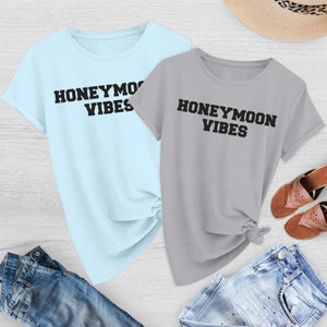 Husband Wife Shirts, Hubs and Wife Shirt, Honeymoon Shirts, Custom Wedding Shirts, Just Married Shirt, Matching Shirt, Custom Wedding (121)