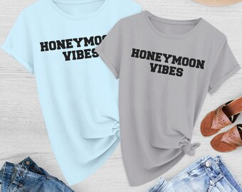 Husband Wife Shirts, Hubs and Wife Shirt, Honeymoon Shirts, Custom Wedding Shirts, Just Married Shirt, Matching Shirt, Custom Wedding (121)