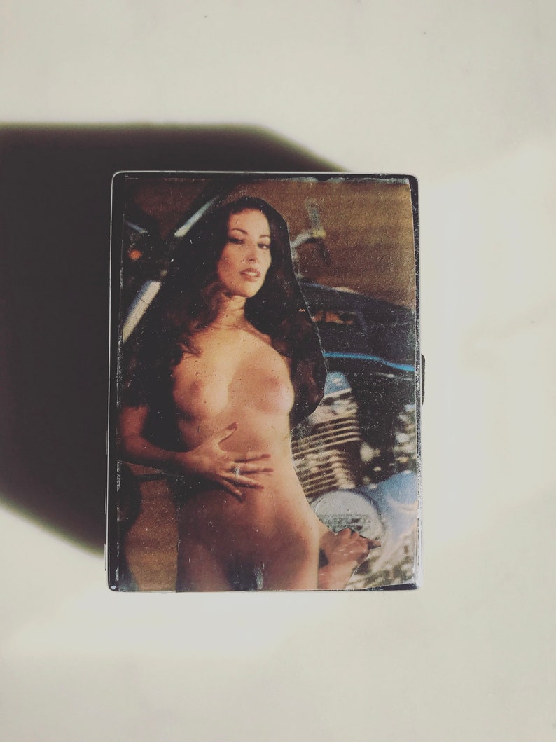 Vintage Playboy Porn - Vintage/ Vintage porn cigarette case/cigarette case/ vintage/ vintage porn,  easyrider, vintage playboy, penthouse, wallet, cigg case,