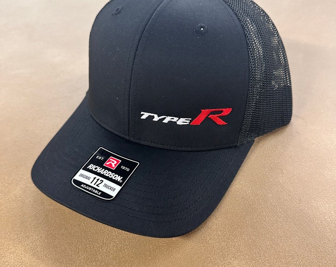 CUSTOM MADE Type R Embroidered Hoodie, Exclusive Embroidery Hoodie, JDM