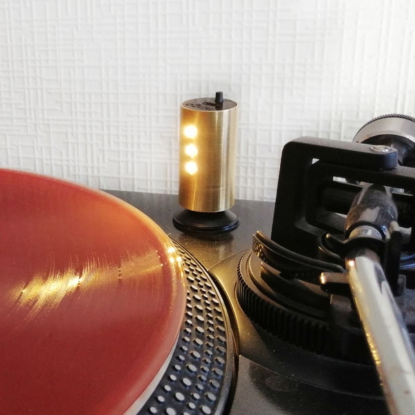 Lumière LED en laiton pour lecteurs de disques vinyle Kuzma Stabi lampe pilote de platine vinyle Rechargeable pour platines Kuzma XL