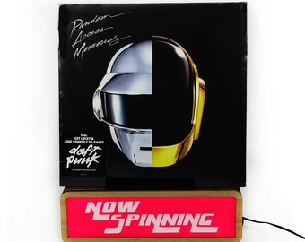 Custom LED Vinyl Record Stand: Illuminated Turntable Display