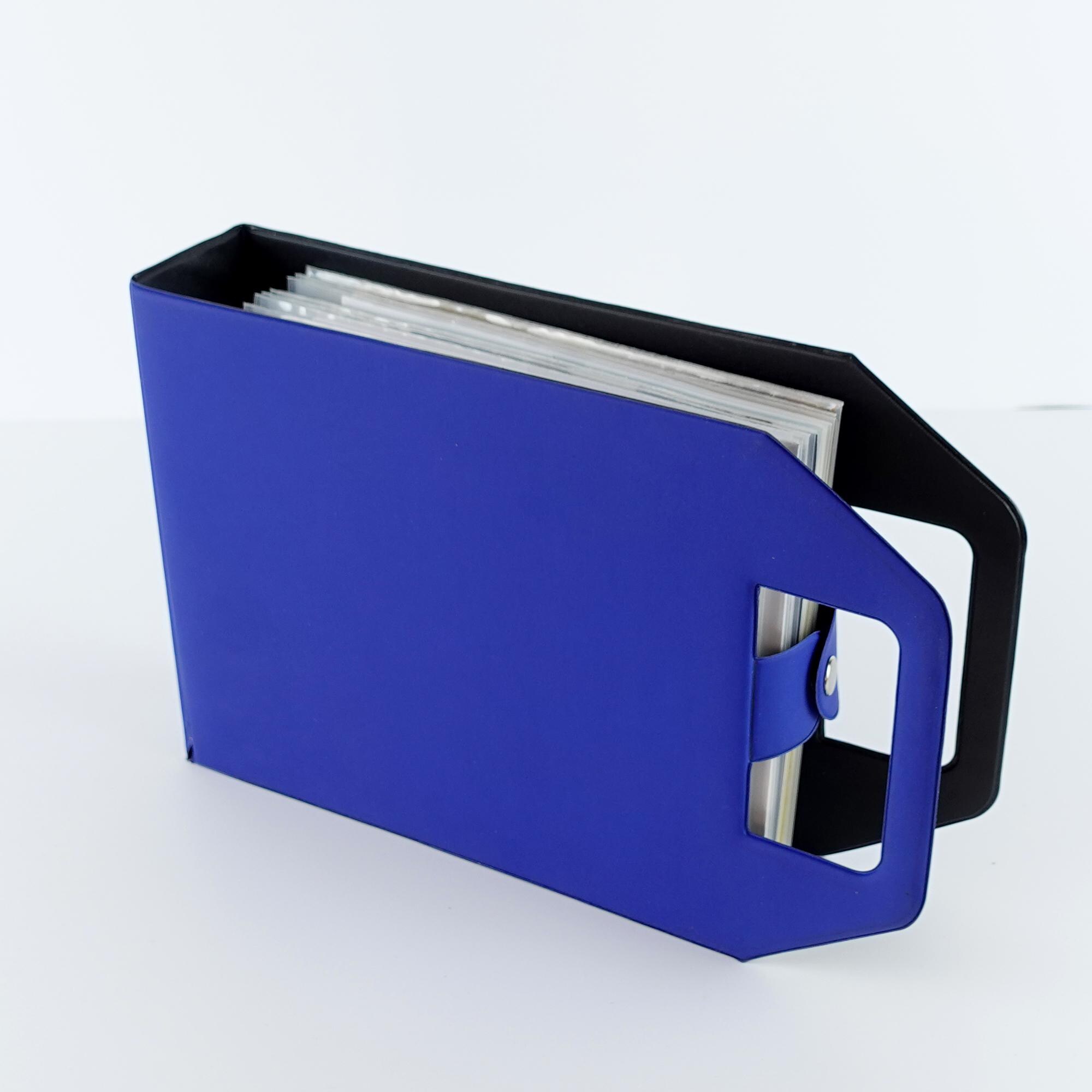 Blue Vinyl Record Storage Binder 7