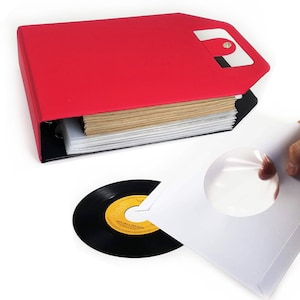 Vinyl Record Folder for 25 Records Binder 7 inch 45 rpm Vinyl Record Singles