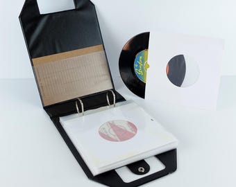 Claret Red Vinyl Record Binder 7