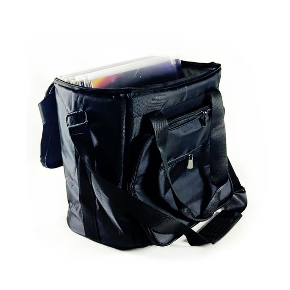 Waterproof Vinyl Record Carrying Bag: Heavy Duty DJ LP