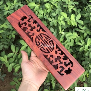 Rosewood Chopsticks Box with 10 chopstick pairs,  Flatware Storage Box Cutlery Organizer Box, Chopstick case, Japanese Chinese Chopstick