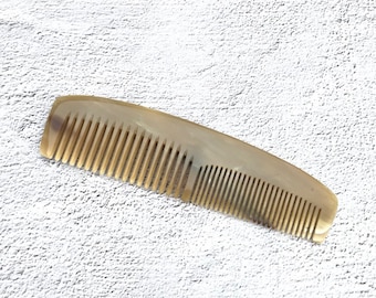 Genuine Buffalo horn comb,Horn Pocket Comb, Beard Comb ,Groomsmen Gifts, Gift for Him, Grooming Comb, Hair Comb, Personalized comb