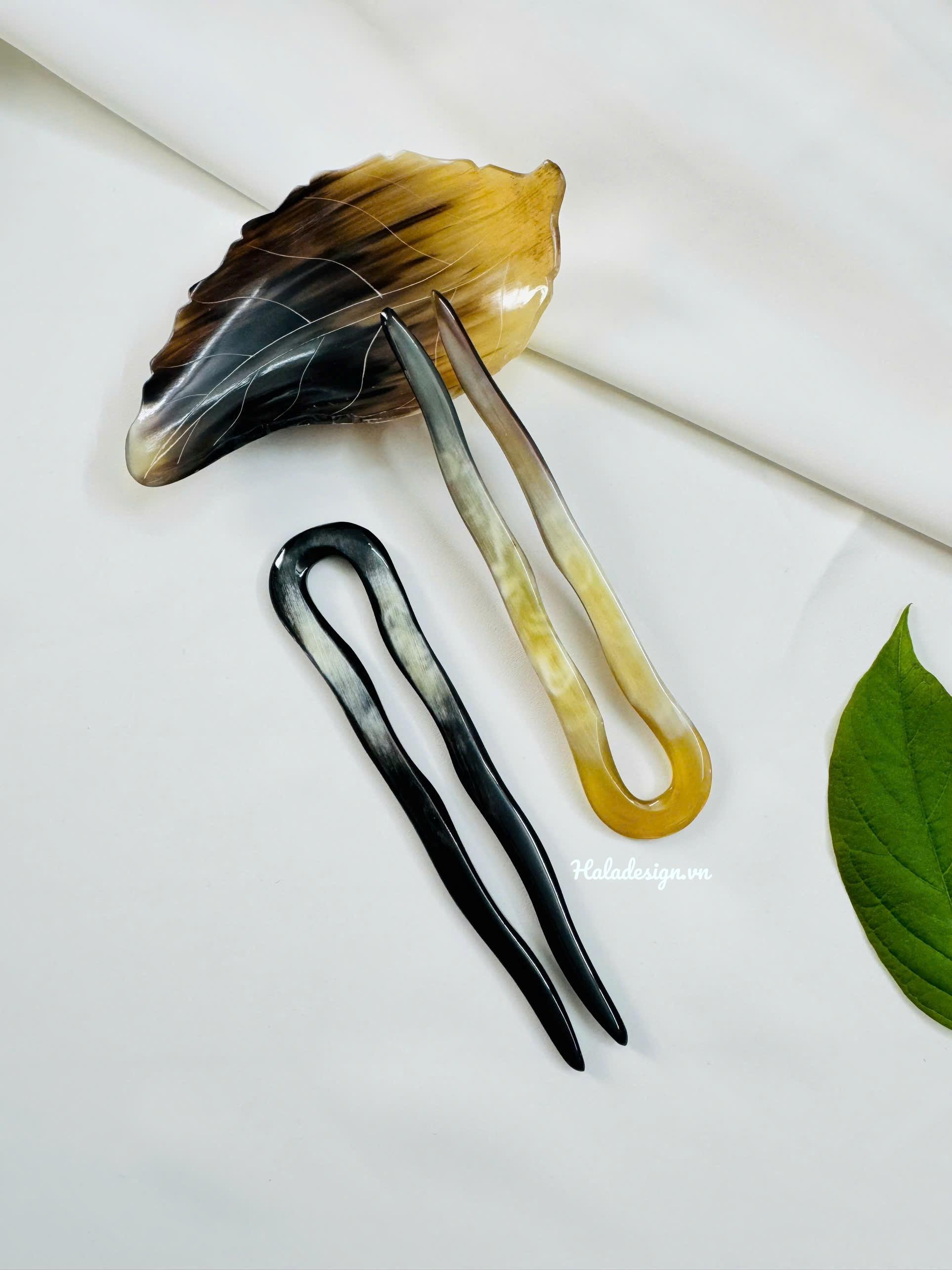 Buffalo Horn French Hair Clip - Etsy