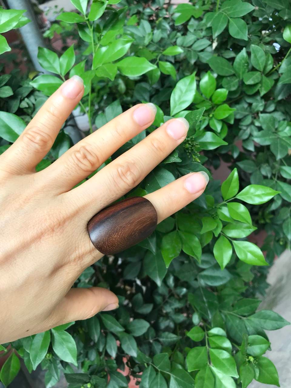 Handmade Chunky Wideband Rosewood Ring, Wooden Ring, Oversized Ring , Chunky ring , Wideband Ring , Gift for her