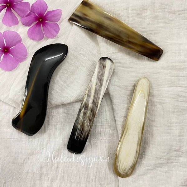 Natural Buffalo horn Barrette- Custom Personalised Hair Clip-Hair Clasp-Hair Slide-Hair Accessories - Horn  Hair Ornament