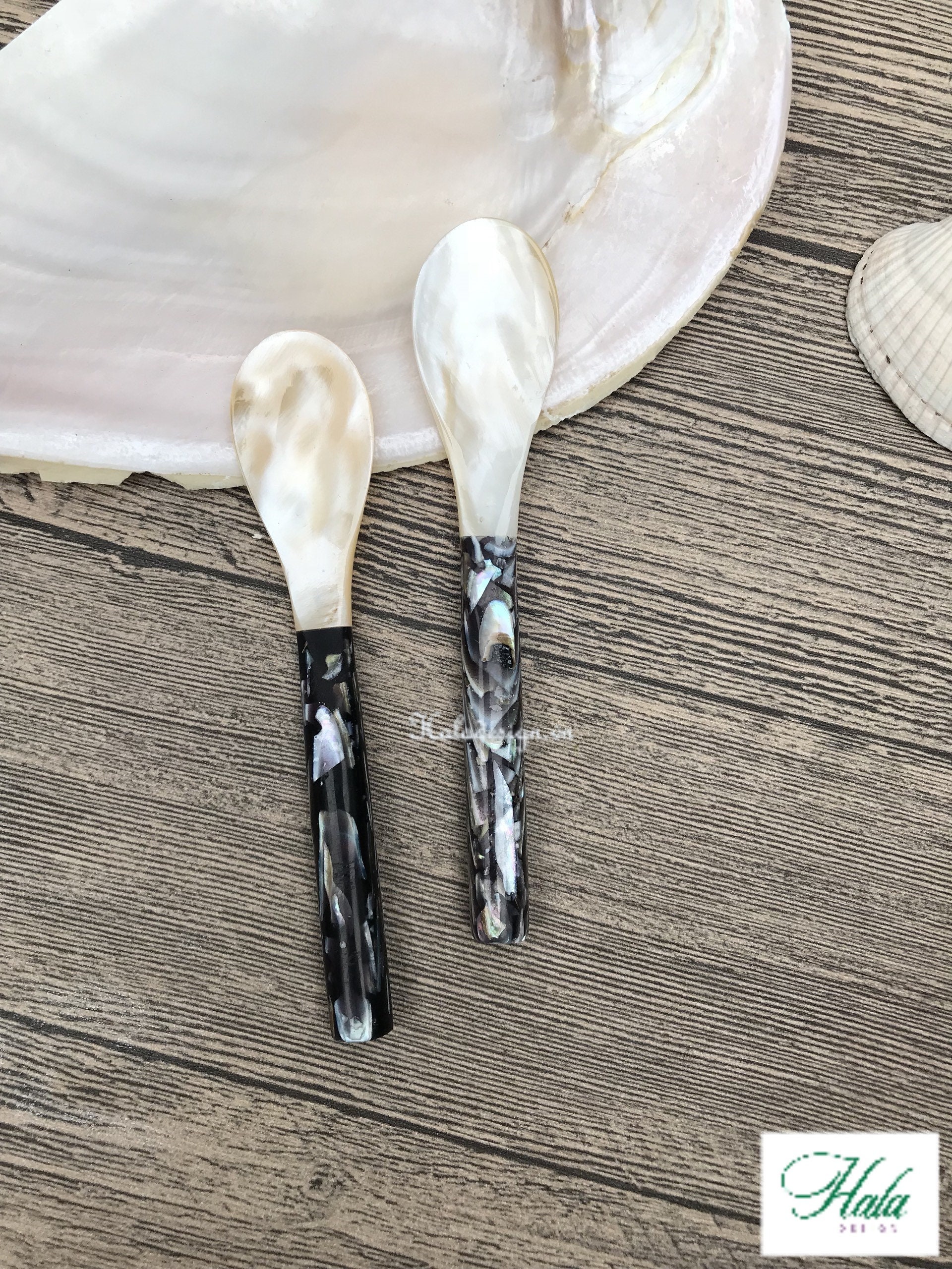 Custom Oyster Caviar Spoon 12.5 x 2.5 cm Golden Oyster Etsy