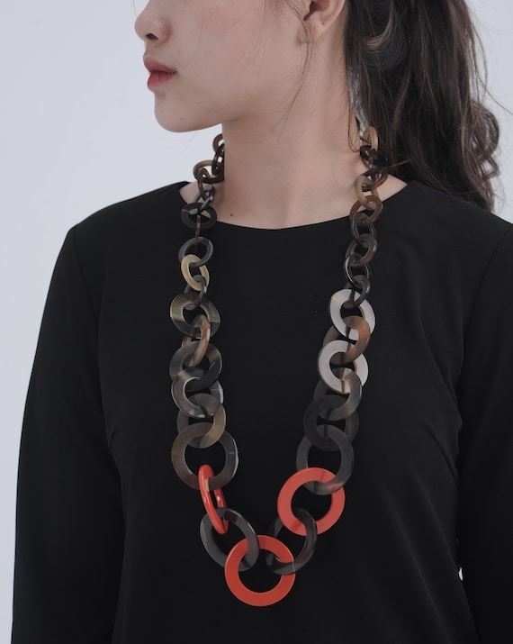 Etsy outlet horn necklace