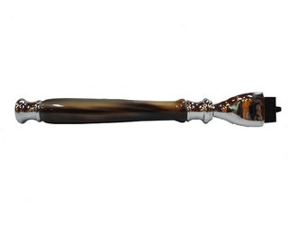 Genuine Buffalo Horn Handle Gillette Triple Blade Mach 3 compatibile rasoio regalo per uomo, corno rasoio, regalo per papà, rasoio personalizzato