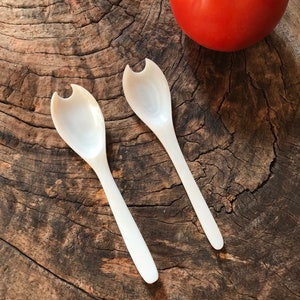 Mother of Pearl Spoon, Shell Spork , Size 11 cm ,Gourmet essentials , Foie Gras , Fine Grocery, Dessert Spoon , Ice Cream spoon