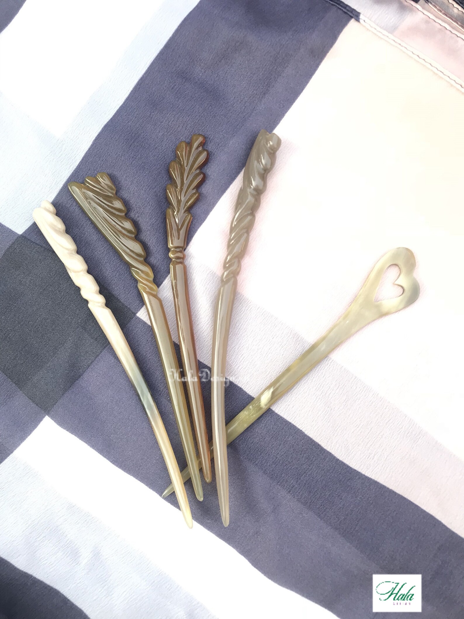 Assorted Horn Hair Stick Anti Static Hair Accessories Horn Etsy