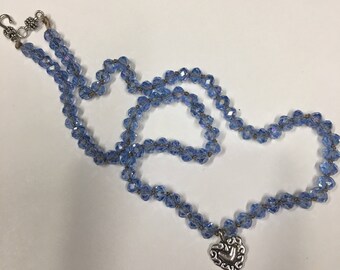 Knotted cord 18 in necklace