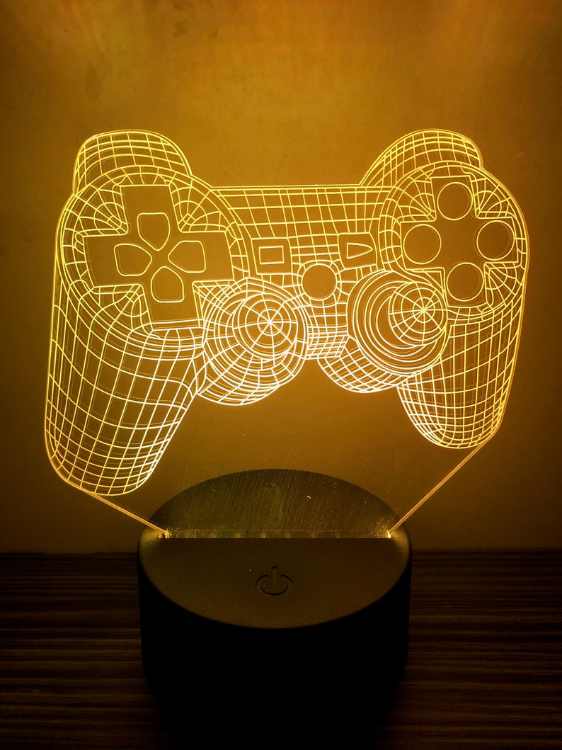 Personalised LED Neon Multi Colour Gamer Gaming Controller Night Light Sign Any Name Engraved image 4