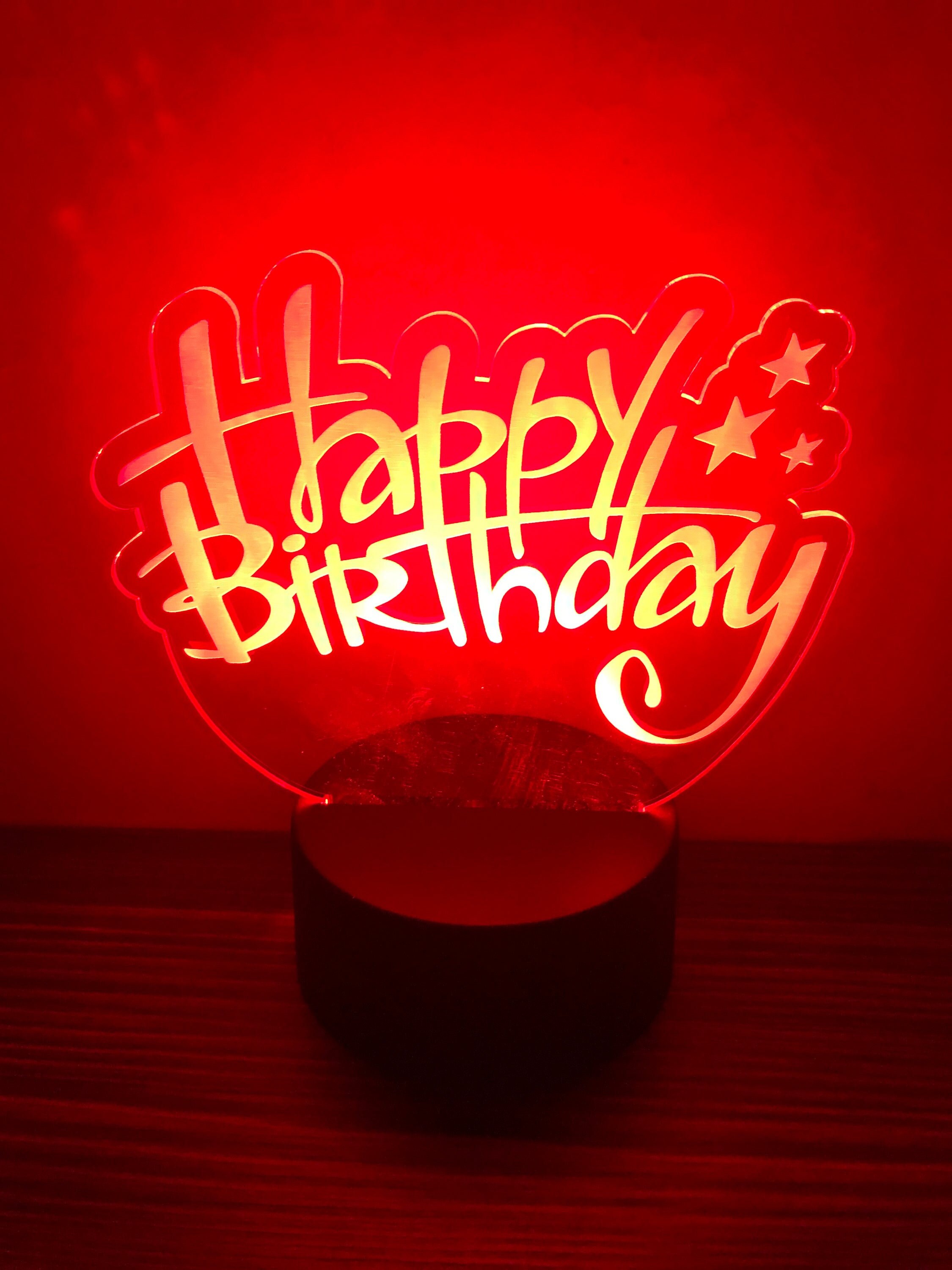 LED Multi Colour Neon Light Up Happy Birthday Sign Ideal Etsy LED Multi Colour Neon Light Up Happy Birthday Sign Ideal Etsy