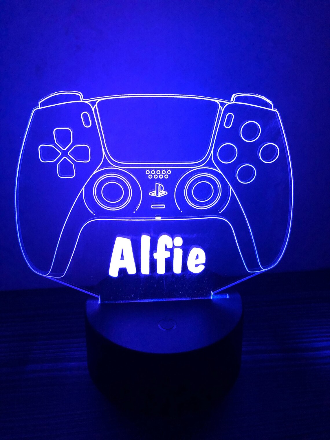 Led personalizado multicolor game controller gamer night light Etsy