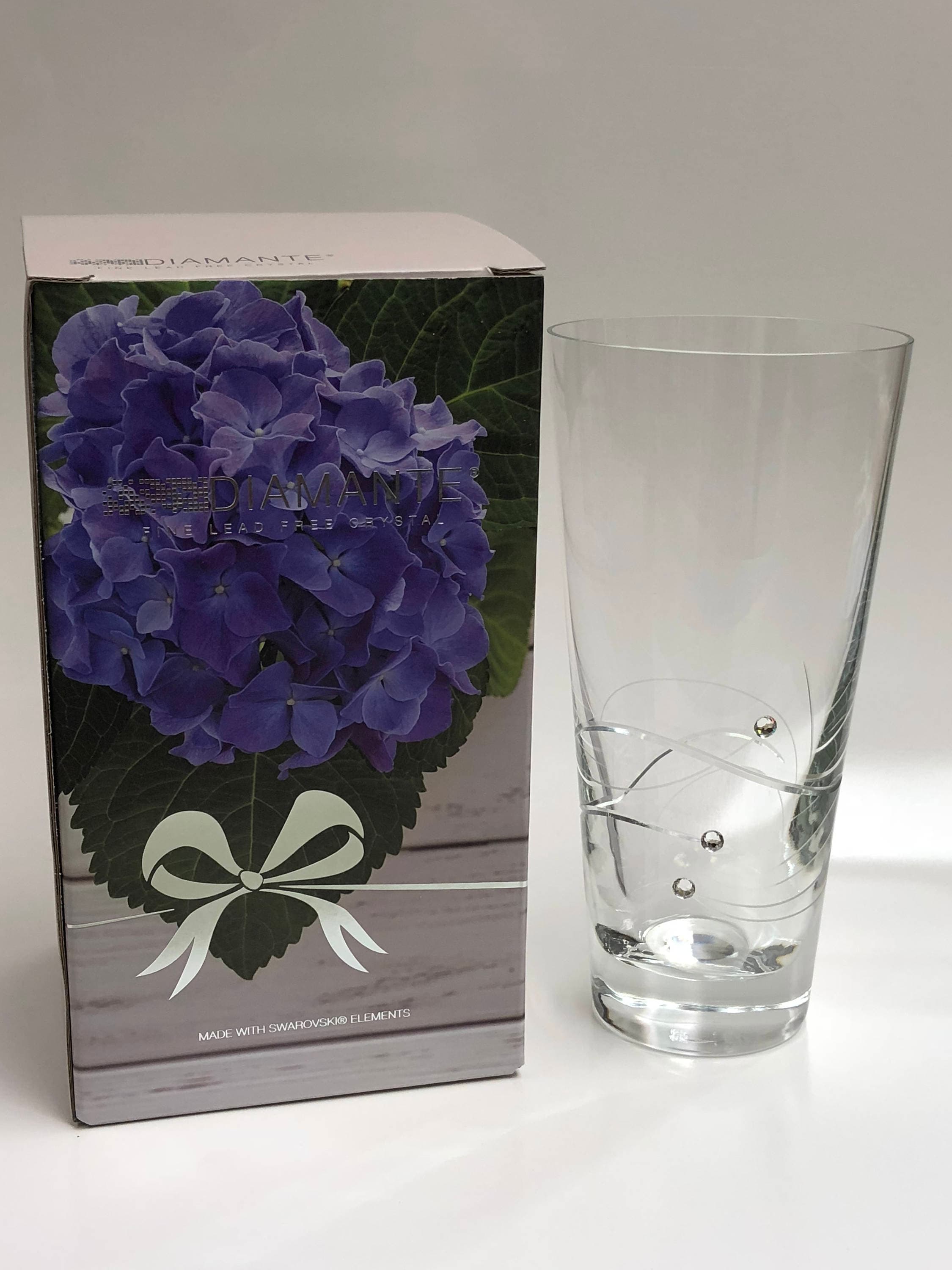 Personalised Engraved 20cm Diamante Crystal Vase Retirement Etsy