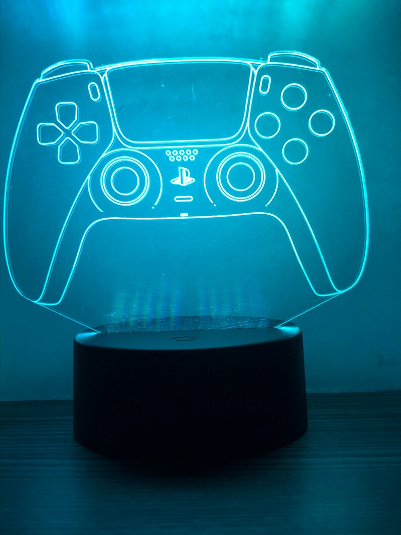 LED Multi Colour Game Controller Night Light Sign Ideal Gift Etsy