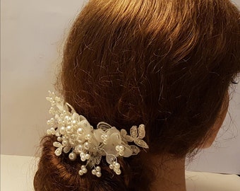 Peigne de mariée, vigne de cheveux de mariée, peigne de mariée, bijoux de cheveux de mariage, peigne à cheveux Crystal & Pearl, coiffure de mariée, pièce de cheveux de mariage