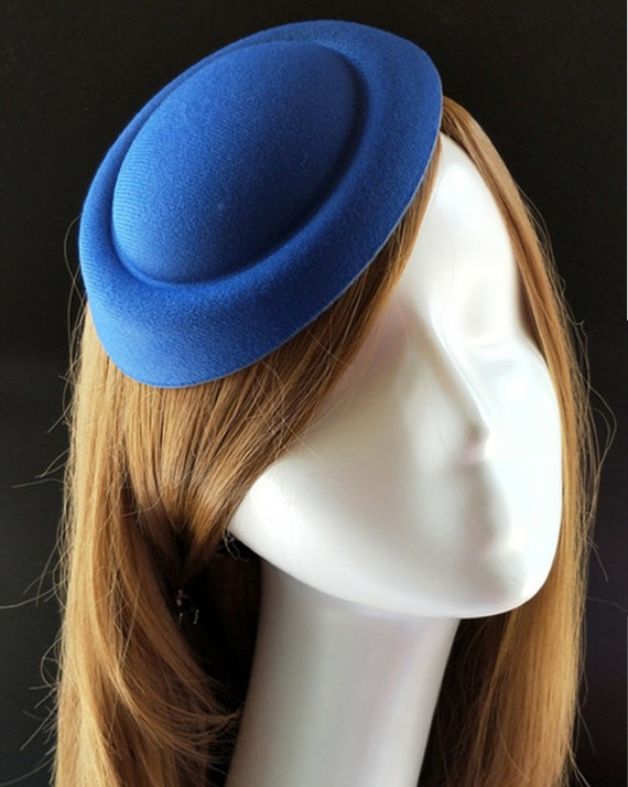 Pillbox Hat Base: Faux Wool Fascinator for DIY Millinery  display picture 1