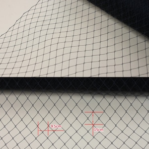 Russian Veiling  Black Birdcage veiling  Blusher netting DIY net 17.7" French Netting Black netting,  Millinery  project Ascot, Wedding  etc