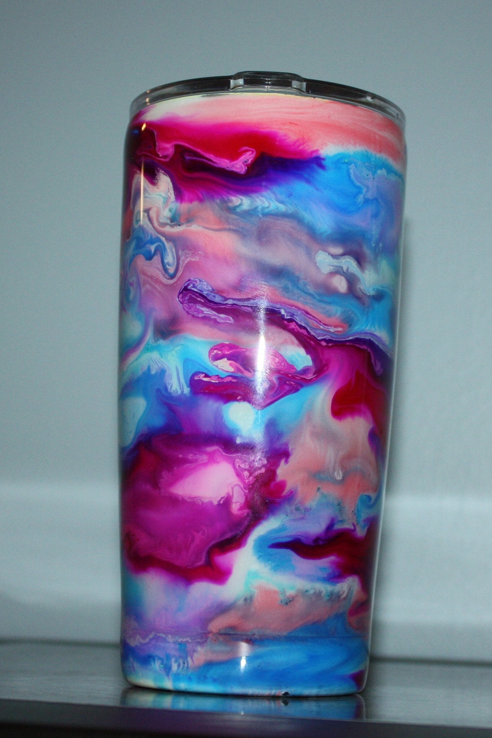 Handmade 20 ounce Epoxy/ Resin Tumbler Etsy