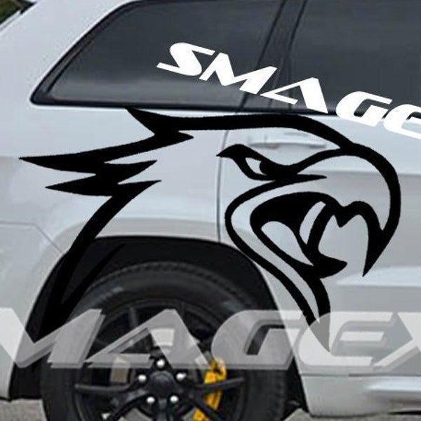 Jeep Trackhawk Decals Etsy