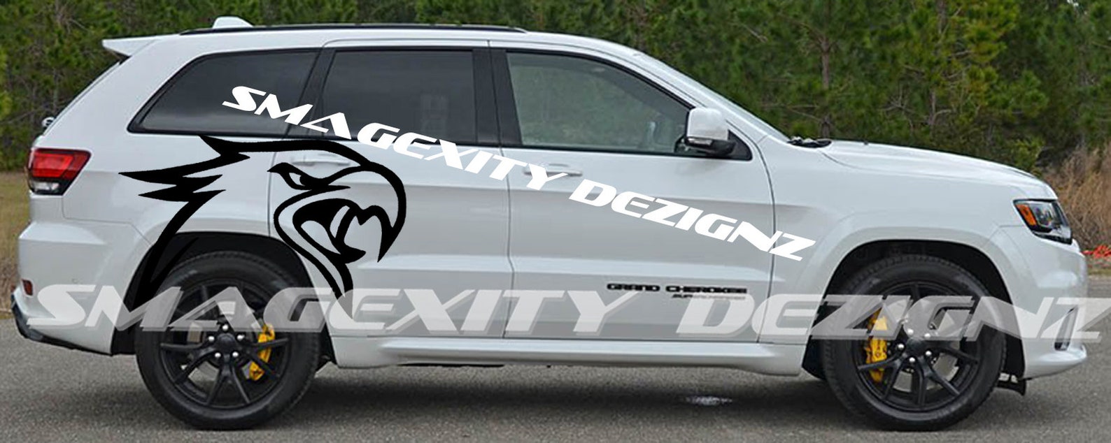 TRACK HAWK Trackhawk JEEP Hellcat Decal Graphic vinyl Mopar Etsy