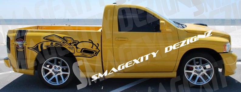 Dodge Ram Rumble Bee >> Passenger Side Super Bee Dodge Ram Hemi Graphics Rumble Bee Mopar Srt Decals Custom Dodge Ram Rumble Bee >> Passenger Side Super Bee Dodge Ram Hemi Graphics Rumble Bee Mopar Srt Decals Custom
