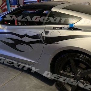 DRlVER & PASSENGER KITS CORVETTE C7 Stingray Custom Cast Vinyl Graphics Decal Grand Sport Chevrolet tribal racing z06 zr1 c7r