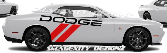 Partial Body Strobe Stripes for 2008-2018 Dodge Challenger