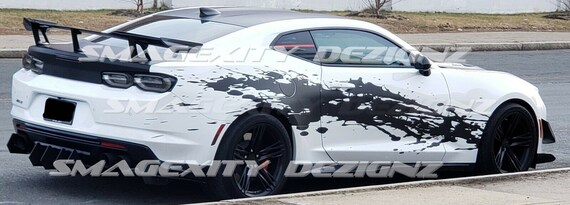 REFLECTIVE or Cast Vinyl Camaro Splash Splatter Decals Graphics SS ZL1 RS  Chevrolet -  Israel