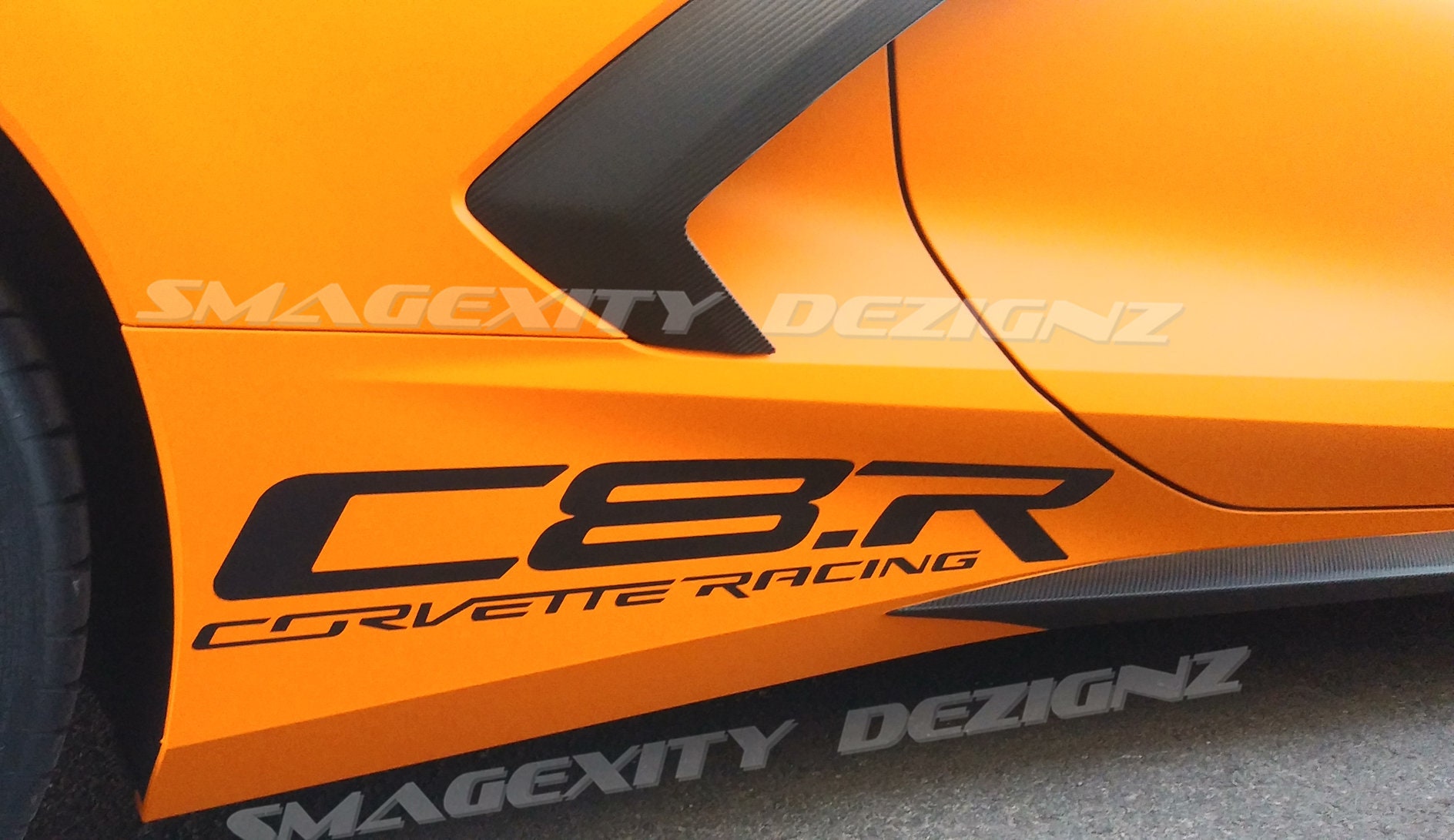 CORVETTE Racing C8R C8 Custom Graphics Decal ZR1 Z06 Tribal Etsy